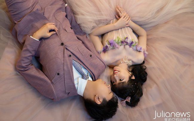 台中婚紗 粉色晚禮服 攝影基地