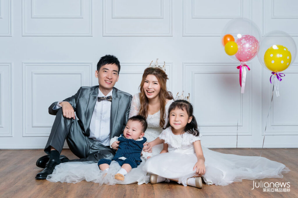 台中婚紗推薦 茱莉亞婚紗 全家福