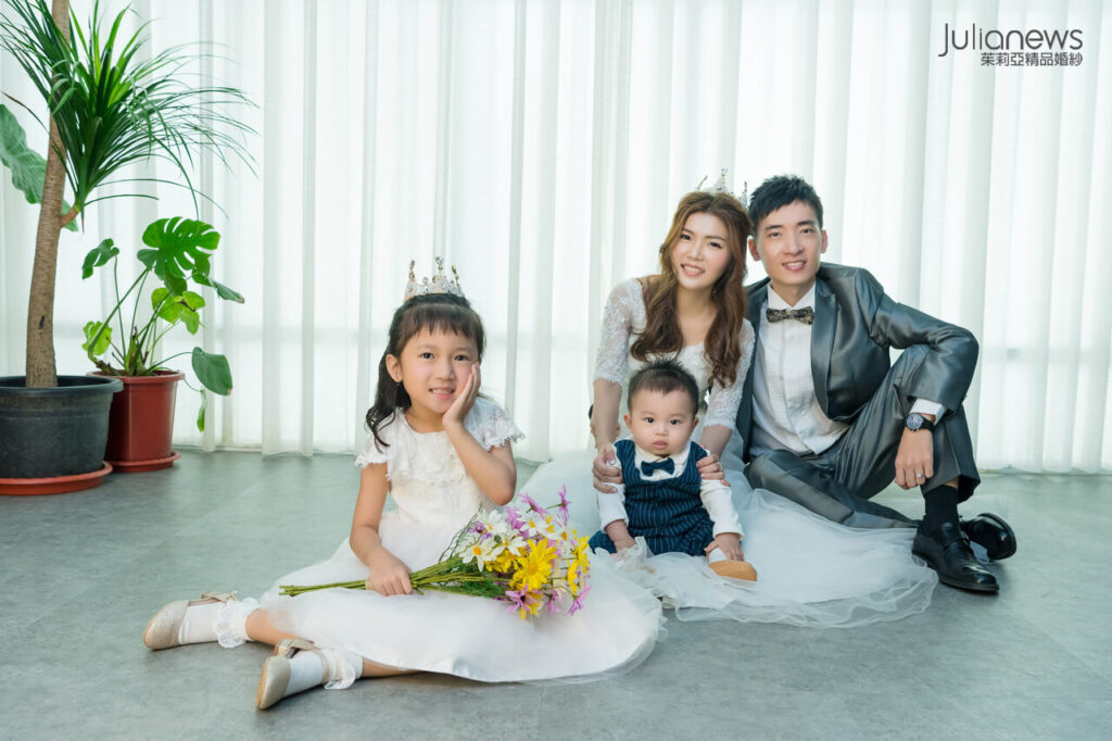 台中婚紗推薦 茱莉亞婚紗 全家福