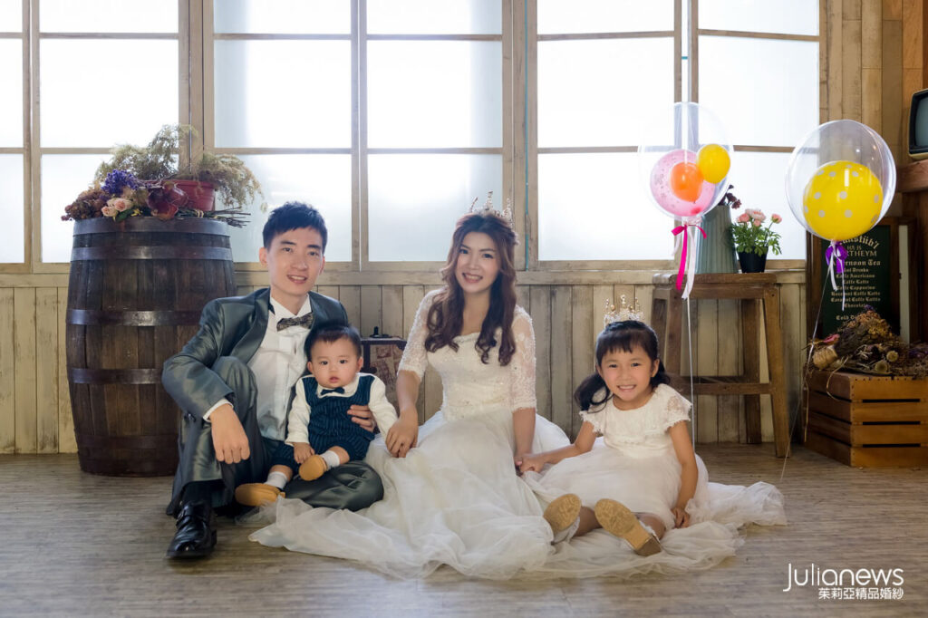 台中婚紗推薦 茱莉亞婚紗 全家福