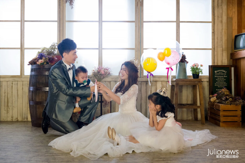 台中婚紗推薦 茱莉亞婚紗 全家福