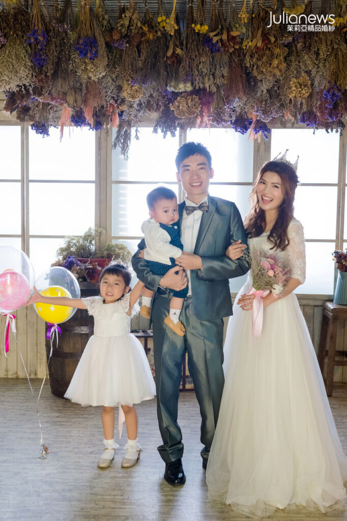 台中婚紗推薦 茱莉亞婚紗 全家福