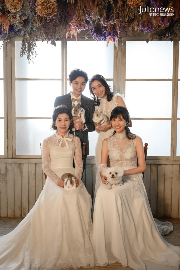 台中婚紗推薦 茱莉亞婚紗 全家福 閨蜜照
