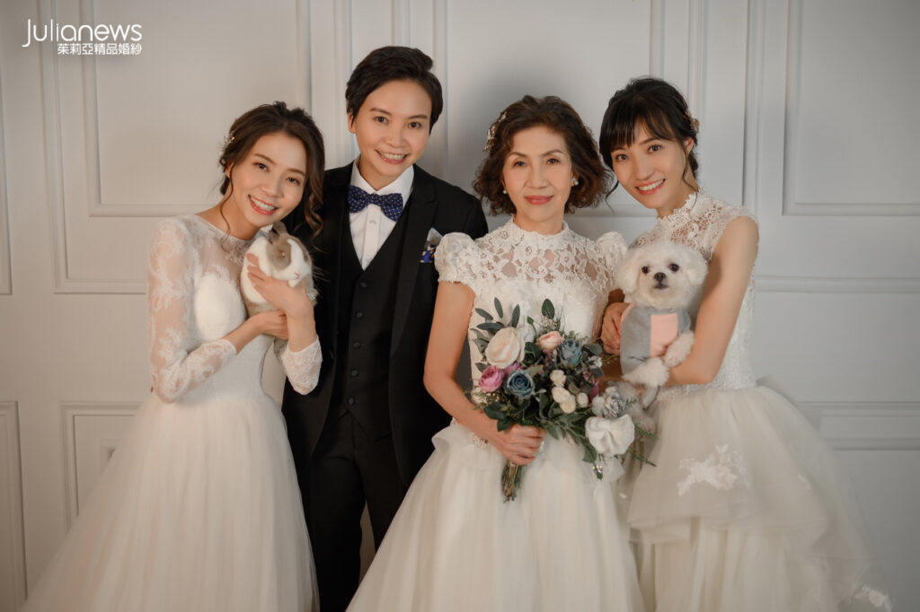 台中婚紗推薦 茱莉亞婚紗 全家福 閨蜜照